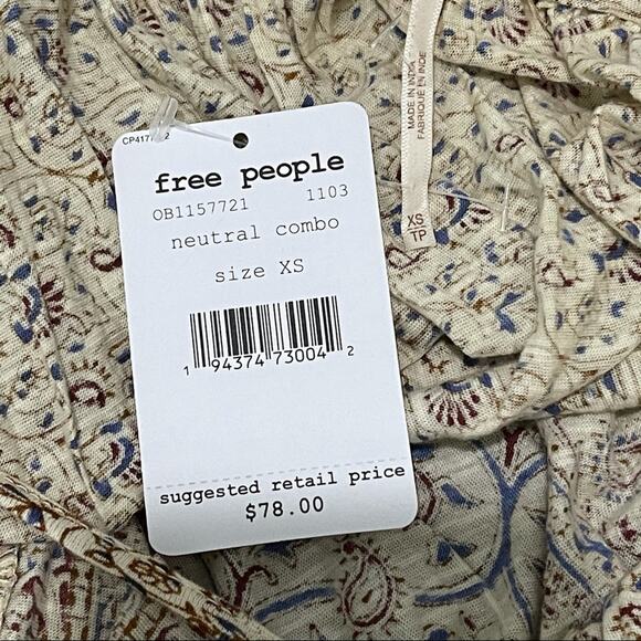 Free People Mess Around Tunic Tank Top Size XS NEW - Picture 8 of 9